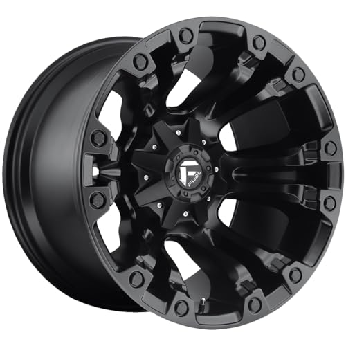 FUEL Vapor BD-Matte BLK Wheel with Painted (20 x 12. inches /5 x 139 mm, 1 mm Offset)