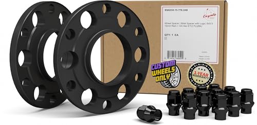 Wheel Accessories Parts 2 Hub Centric Billet Wheel Spacers Kit with Lugs 15mm Thick 6x5.50 6x139.7mm 77.80mm Hub Includes 12 Pcs M14x1.5 Black ET Lug Nuts Fits Nissan Armada Titan XD RAM 1500 - color: Black, size: Aftermarket Lug Kit