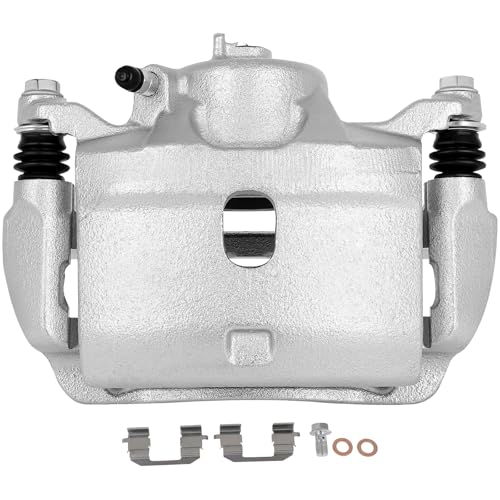 SCITOO 19B2661 Front Right Passenger Disc Brake Caliper Assembly w/Bracket - size: Front Passenger[19B2661]Silver