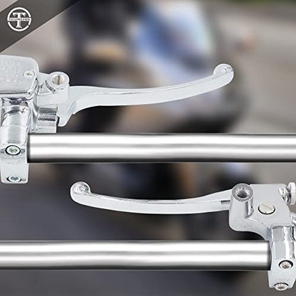 1" Brake Clutch Master Cylinder for Honda Shadow VT600 VT750 VT1100 VT1300 - color: Silver
