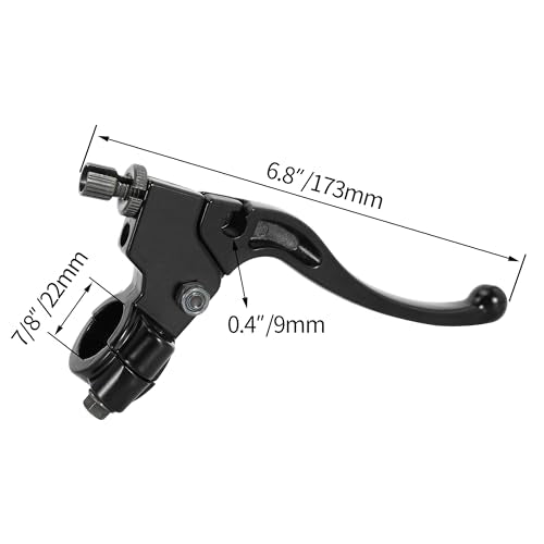 7/8" Left Clutch Brake Handle Lever Perch for Dirt Bike Motorcycle