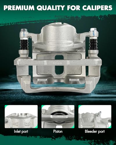 SCITOO 2PCS 19B2668 19B2669 Front Driver & Passenger Side Brake Calipers - size: Front[19B2668 & 19B2669]