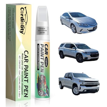 Car Touch Up Paint Ice/Quick Silver/Switchblade Met for Chevrolet - color: Ice/Quick Silver/Switchblade Met(GAN/9W5/WA636R/WA8636/17)for All Models, style: Chevrolet