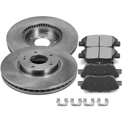 SCITOO Front Brake Kits Disc Brake Rotor Brakes Pads:31427;D1444 - size: Front 31427 + D1444 [2+4PCS]