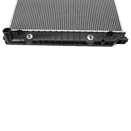 TRQ Radiator 1 Row Aluminum Core - style: RDA80138