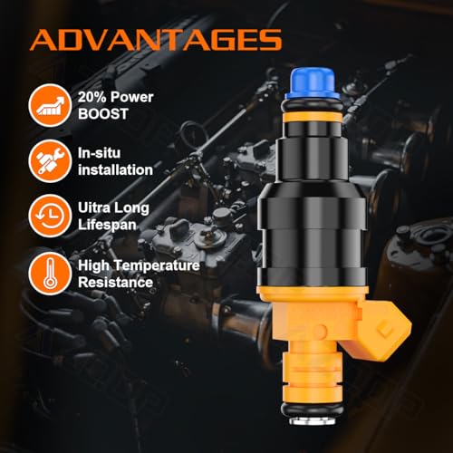 Fuel Injectors for Ford Excursion 2000-2005 5.4L, 4 Holes, 0280150943 FJ713
