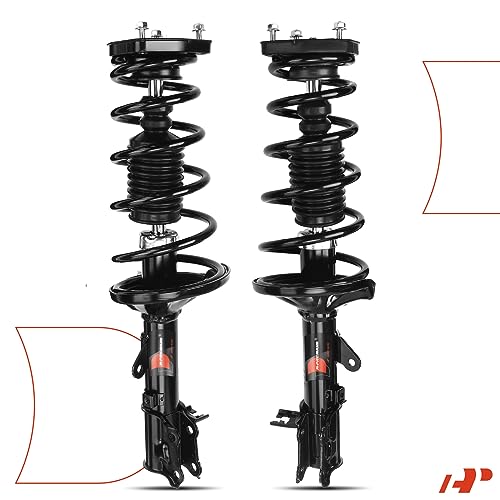 A-Premium Rear Complete Strut Assemblies with Coil Springs, Set of 2 - style: Rear Strut