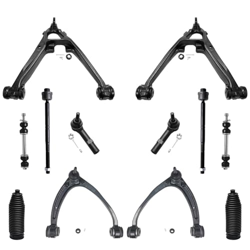 Detroit Axle - 14pc Front Suspension Kit 2007-2013 Chevy Silverado 1500 - size: 14CQS2501353/ Big strut kit