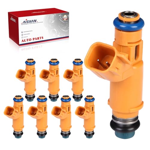 8PCS Fuel Injectors 12 Holes Compatible with Jaguar XK8 V8 4.2L 2003-2006