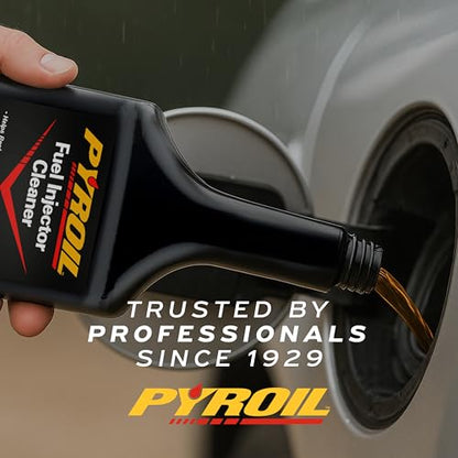 Pyroil Fuel Injector Cleaner, Cleans Deposits, Improves Engine Performance & Gas Efficiency, 12 Fl Oz (Pack of 12)
