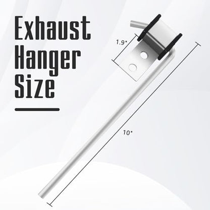 4 Pcs Heavy Duty Exhaust Hanger Rod