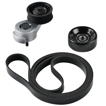 Tecoom Engine Serpentine Belt Tensioner Pulley Assembly Idler Pulley Fit for Dodge Ram 1500 2500 3500 4000 97-01, Durango 98-03, Dakota Ramcharger D150 D250 D350 W150 W250 W350 92-93 3.9L 5.2L 5.9L - size: 90K-38116