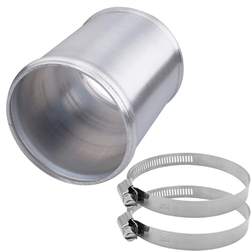 AC PERFORMANCE OD 3" Aluminum Tube Hose Joiner with Clamps - size: 3" (76mm)