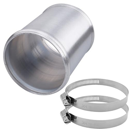 AC PERFORMANCE OD 3" Aluminum Tube Hose Joiner with Clamps - size: 3" (76mm)