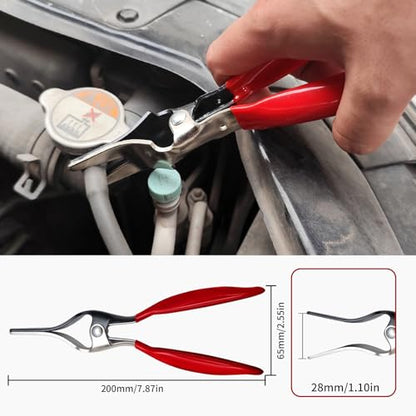WISEUP 4PCS Hose Clamp Pliers Set for Auto Fuel, Oil, Coolant, Radiator