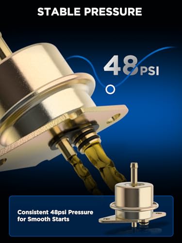 ZNB F4SZ9C968A Fuel Pressure Regulator Replaces F4TZ9C968B 1Pc Golden