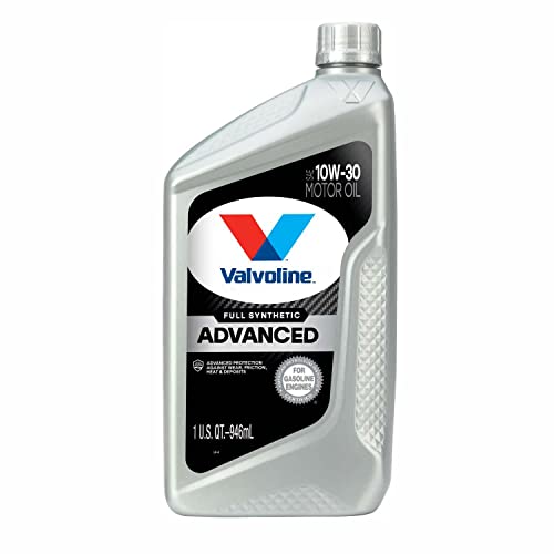 Valvoline Advanced Full Synthetic SAE 10W-30 Motor Oil 1 QT, Case of 6 - size: 1 QT, Pack of 6, style: Advanced Protection