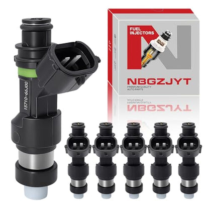 Set of 6 Fuel Injectors Compatible with Suzuki 2.7L V6 15710-66J00 - size: 1571066J00