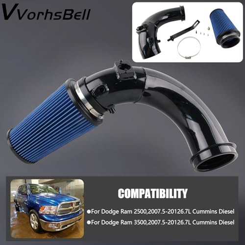 Cold Air Intake for 2007.5-2012 Dodge Ram 2500 3500 6.7L - size: 6.7L Cummins Diesel