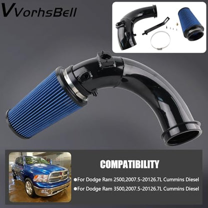 Cold Air Intake for 2007.5-2012 Dodge Ram 2500 3500 6.7L - size: 6.7L Cummins Diesel