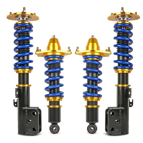 MOSTPLUS 4pcs Full Lowering Coilovers Struts Suspensions Shock Compatible with 2005 2006 2007 2008 2009 2010 Scion TC Struts Height Adjustable by 1-3” - size: 2005-2010 Scion TC
