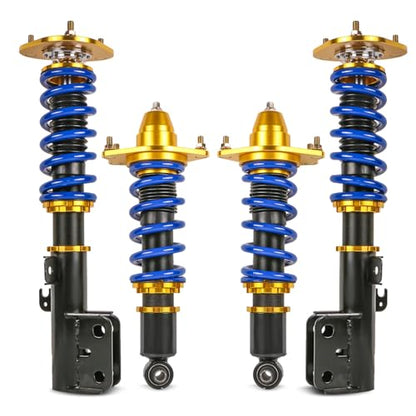 MOSTPLUS 4pcs Full Lowering Coilovers Struts Suspensions Shock Compatible with 2005 2006 2007 2008 2009 2010 Scion TC Struts Height Adjustable by 1-3” - size: 2005-2010 Scion TC