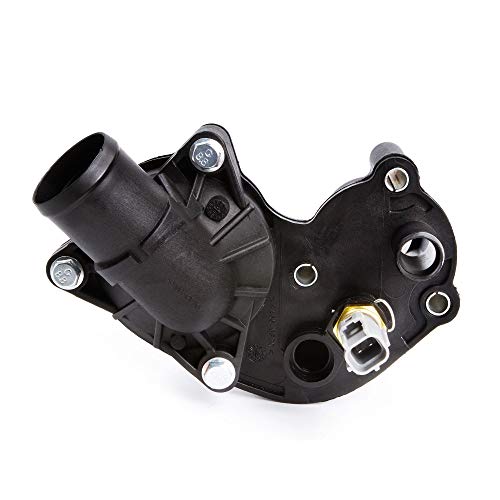 902-860 Engine Coolant Thermostat & Housing with Sensor Assembly for Ford Explorer 2002-2010 V6 4.0L Explorer Sport Trac 2007-2010 Mercury Mountaineer 2002-2010, 2L2Z8592AA 2L2Z8592BA