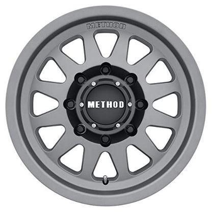 Method Race Wheels 704 Titanium 17x8.5" 8x170", 0mm offset 4.75" Backspace, MR70478587800 - color: Titanium, size: 17x8.5 inches, 8x170, 0/4.75"