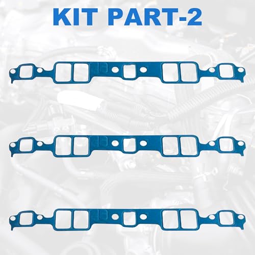 260-1045 Full Engine Gasket Set, 1955-1980 SBC 283 302 307 327 350 V8 Gasket Kit for Chevy C10 C20 Caprice Impala for Buick Century Skylark for Olds - size: KS2600