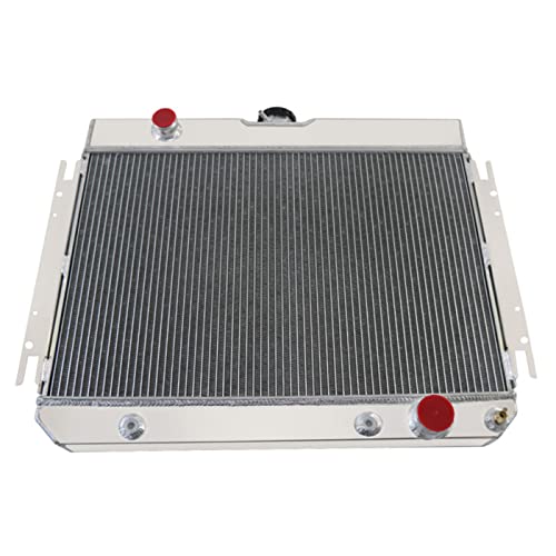3 Row Radiator For Chevy Impala Bel Air Chevelle Caprice 1963-1968 - size: 3 Row Radiator+CNC 1.3Bar Cap