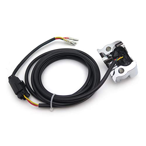 HTTMT- HTTMT Chrome 1" Handlebar Mounted Air Ride Switch Controller 3 Wire Compatible with Harley Davidson [P/N:TGHD-HBA006]