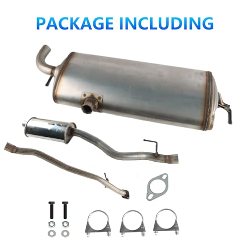 Exhaust Pipe Resonator Muffler Set Fit for Nissan Rogue 2.5L 2008-2013