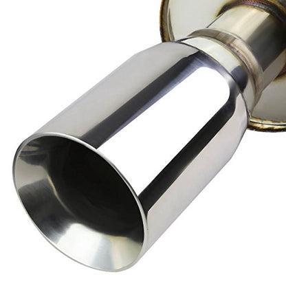DNA MOTORING CBE-CCBT05-NRT Stainless Steel Cat Back Exhaust System [Compatible with 05-10 Chevy Cobalt 2.2L DOHC / 07-10 Pontiac G5 2.2L DOHC] - color: Rolled