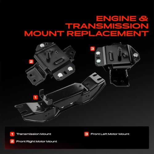 A-Premium Engine Motor Mount and Transmission Mount Kit, Set of 3