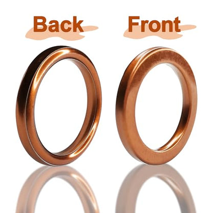 5Pcs Pit Dirt Bike Exhaust Crush Gasket for Honda CG125 150cc 200cc Motorcycle Exhaust Muffler Pipe Gaskets for Pit Dirt Motorbike ATV Quad 4 Wheeler (30mm ID 40mm OD)