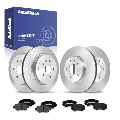 AutoShack Front & Rear Brake Rotors & Ceramic Pads for Chevy Camaro 2015 - style: Brake Rotor & Pad