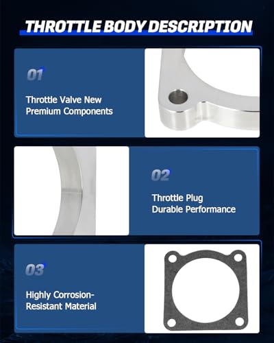 Throttle Body Spacer Throttle Plate for Chrysler Pacifica 2007-2008