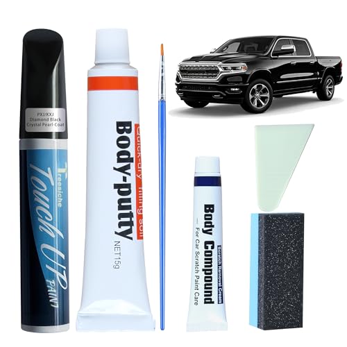PXJ/KXJ Diamond Black Touch Up Paint for Dodge Ram - color: Fit For Dodge Ram Diamond Black PXJ/KXJ