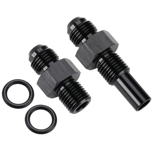 6AN Male Flare to 1/4 NPSM 4L80E Transmission Cooler Adapter Fittings Front and Rear Port Fits 4l80e LS1 LM7 LR4 LQ4 LS6 L59 LQ9 LM4 L33 LS2 LH6 L92 L76 LS3