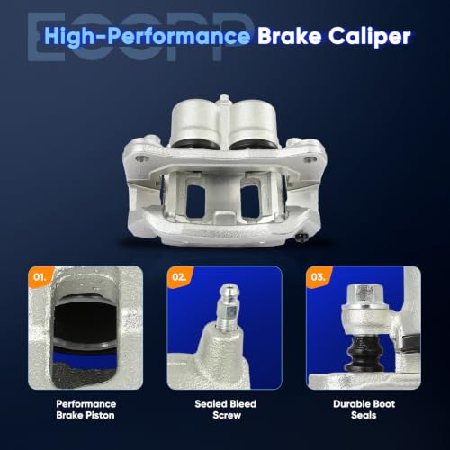 ECCPP 18B5026AS Front Left Disc Brake Caliper Assembly - size: Front Left[18B5026AS]