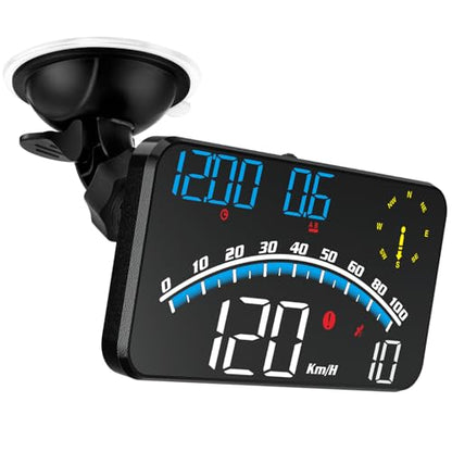 GPS Speedometer Digital HUD Multifunctional for All 5V Vehicle