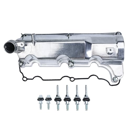 MITZONE Aluminum Valve Cover Right Side Compatible with Ford Explorer Sport Trac Ranger Mercury Mountaineer 2001-2003 4.0L V6 1L2Z6582CA Silver - size: 2001-2003 Ford Right Side
