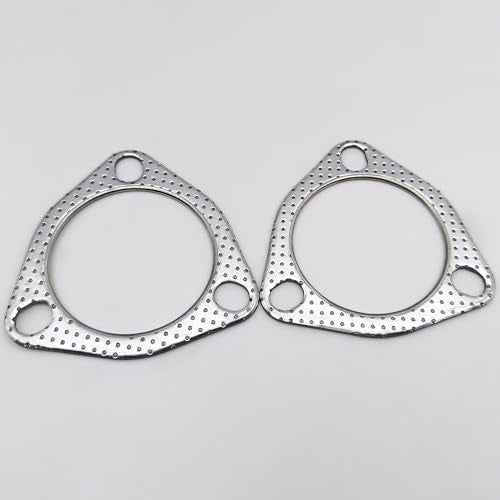 3 Inch Exhaust Gasket 3-Bolt 76.2mm Flange High Temperature Graphite - size: 3 in