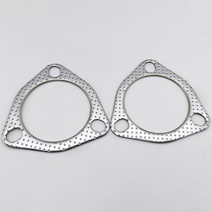 3 Inch Exhaust Gasket 3-Bolt 76.2mm Flange High Temperature Graphite - size: 3 in