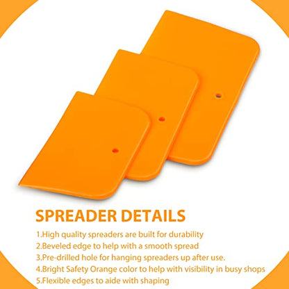 Minatee 2 Pcs 14.5 x 10 Inch Plastic Body Filler Mixing Board - size: 14.5 x 10 Inch