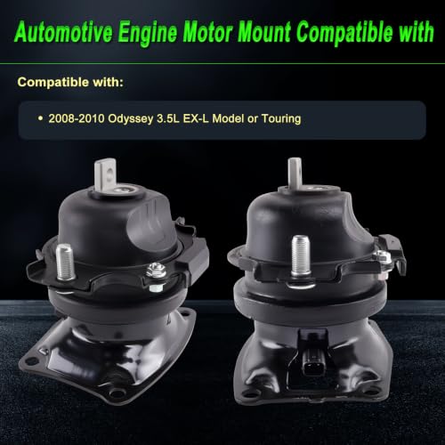 Engine Motor Mount Compatible with 08-10 Odyssey 3.5L EXL or Touring - size: 2008-2010 Odyssey 3.5L EX-L 3IN1