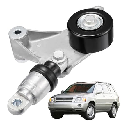 Belt Tensioner Assembly with Pulley Fit for Toyota for RAV4 2001-2005, Solara, Fit for Camry 2002-2006, Highlander 2001-2007 & Scion tC 2005-2010, Replace# 166200W110, 1662028010 - size: 166200W110