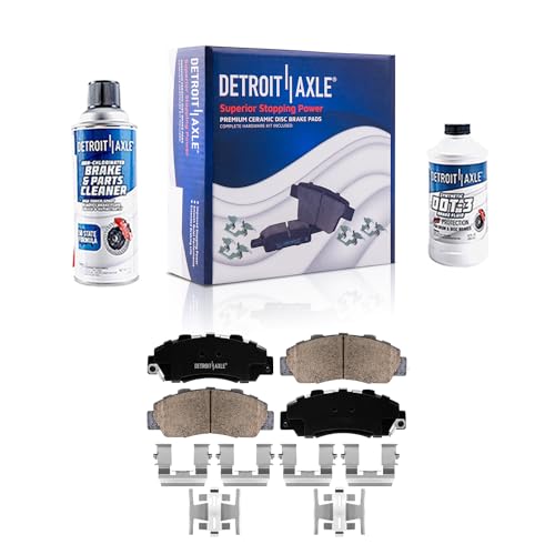 Detroit Axle - Front Brake Pads for Honda Accord CR-V Odyssey Prelude - size: 4P58086/Kit