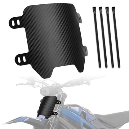 XINGWU Front Number Plate for Ebike Durable ABS Plate Dirt Bike Plate Replacement for Surron Light Bee Ridstar Q20 Tutti Soleil 01 Talaria Sting MX3 MX4 MX5 Super73 E Ride Pro Carbon Fiber Style - size: Number Plate, style: Carbon Fiber Style