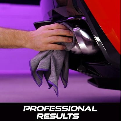 VIKING Microfiber Cleaning Cloth for Car Wax Removal, 16 x 16 Inch, 3 Pack